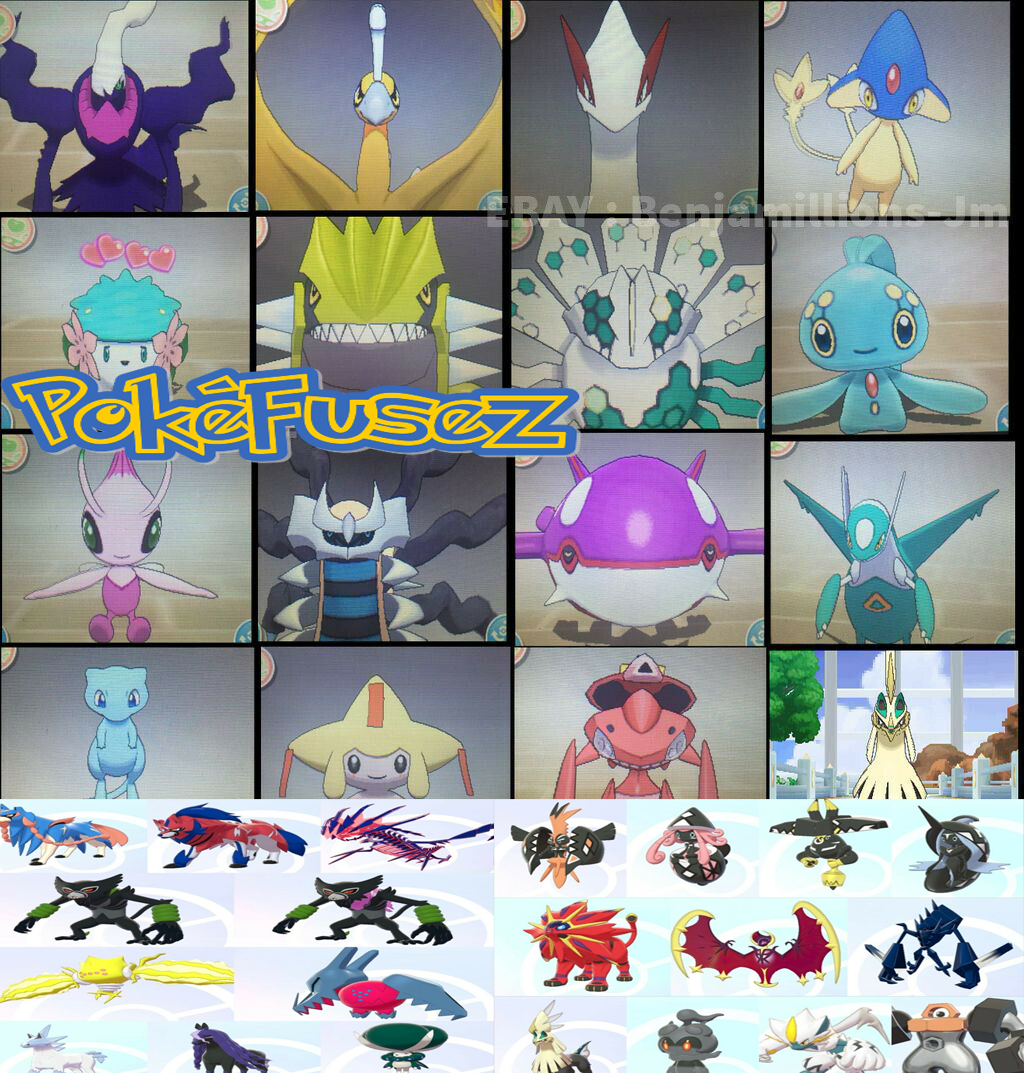 All 76 Shiny Legendary & Mythical Pokémon • Competitive • 6IVs • Level 100 • Online Battle-ready
