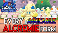 All 70 Alcremie Forms (Gigantamax) Bundle • Competitive • 6IVs • Level 100 • Online Battle-ready