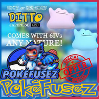 Ditto • 6IVs, Shiny, Level 100, Any Nature, Ability, Language